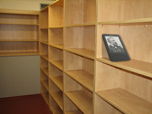 Knihovna se čtečkou Kindle