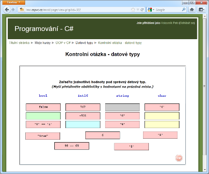 Utp api moodle otazka