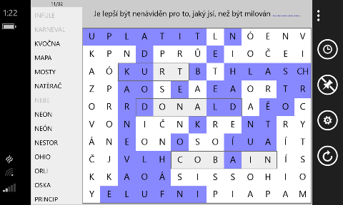 Osmismerka svetle tema