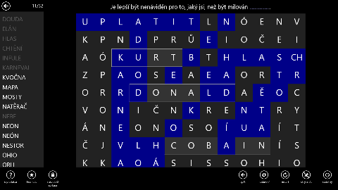 Osmismerka otevrene menu
