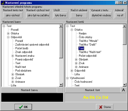 Testy creator setup