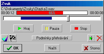 Testy creator zvuky